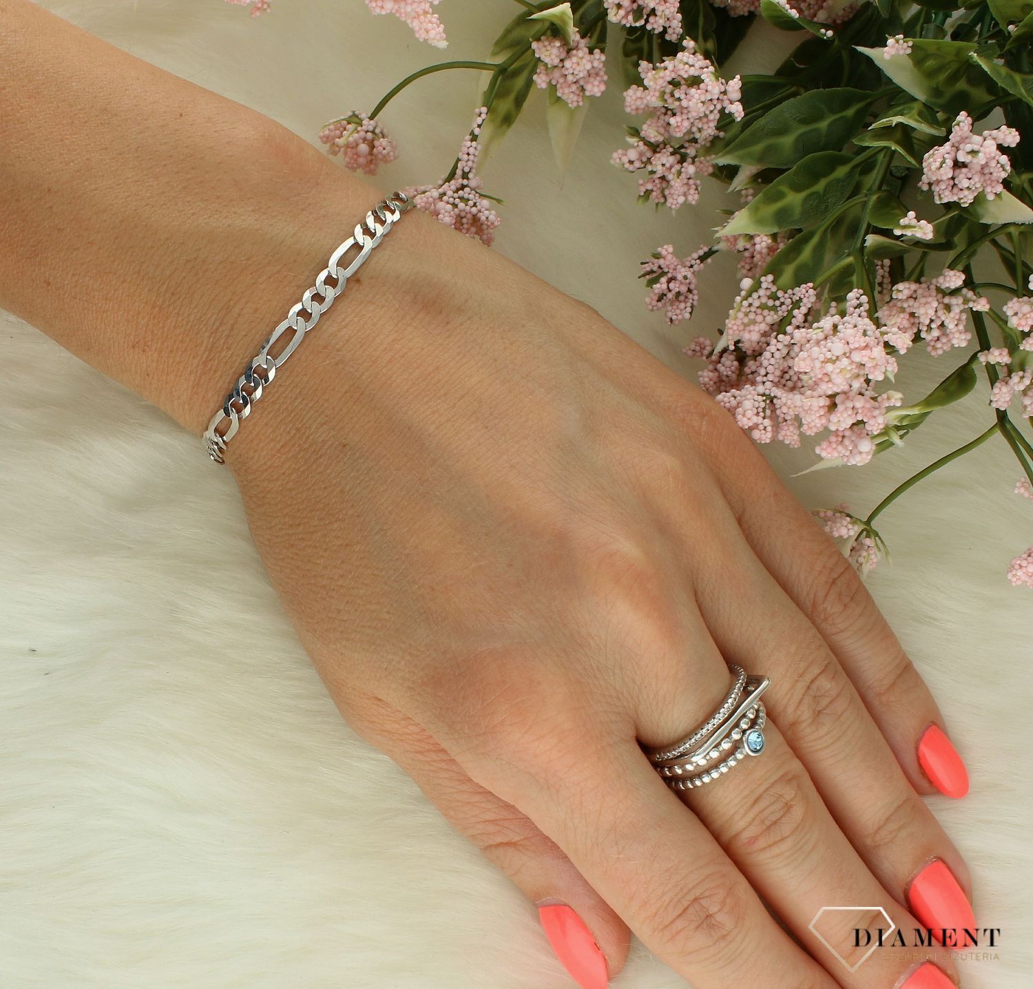 Bransoleta srebrna 925 figaro 4,5 mm DIA-BRA-565165R-120-925 4,5mm (2).jpg